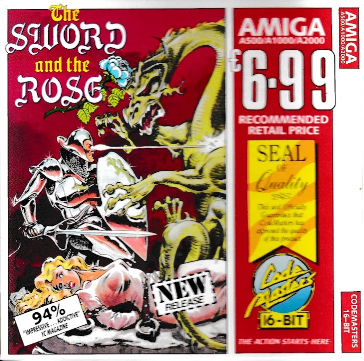 Sword and the Rose, The box art