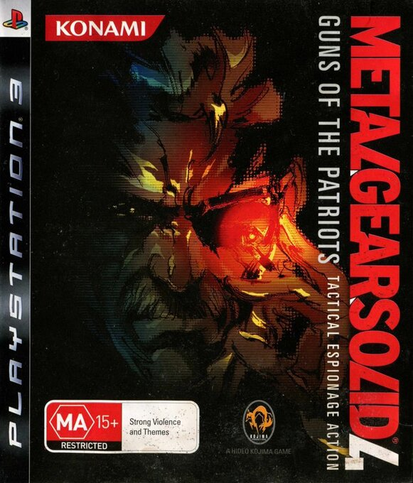 Metal Gear Solid 4 - Guns of the Patriots — box-2D (AU)
