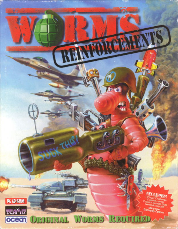 Worms - Reinforcements box art