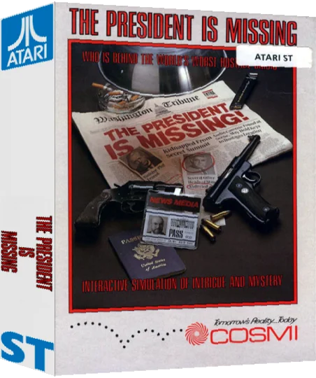 President is Missing, The — box-3D (EU)