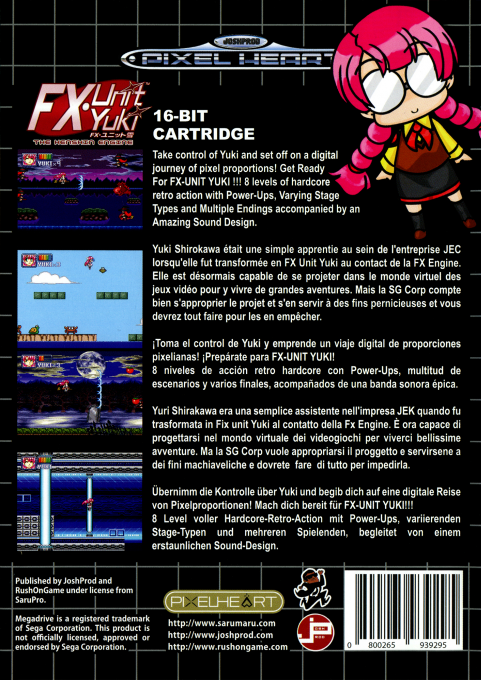 FX Unit Yuki : The Henshin Engine — box-2D-back (WOR)