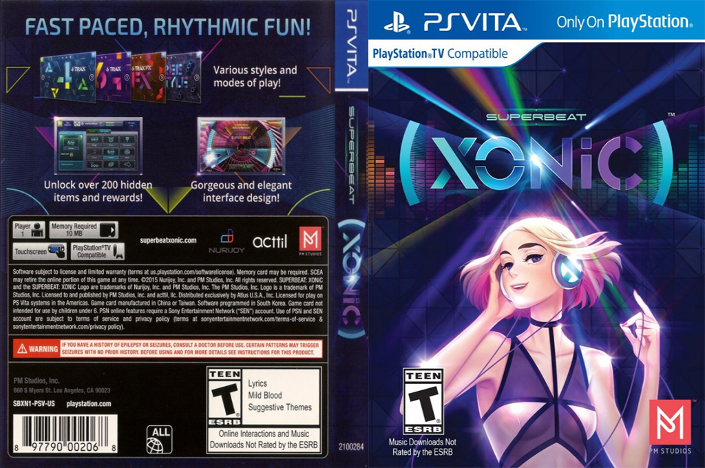 SUPERBEAT - XONiC — box-texture (US)