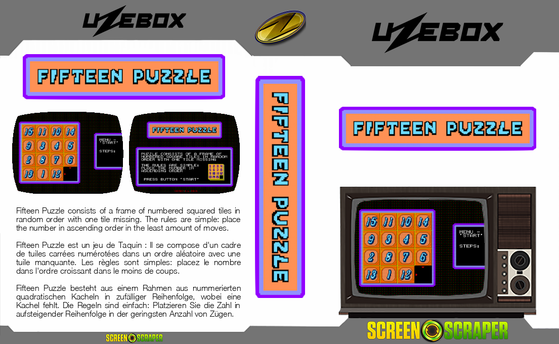 Fifteen Puzzle — box-texture (SS)