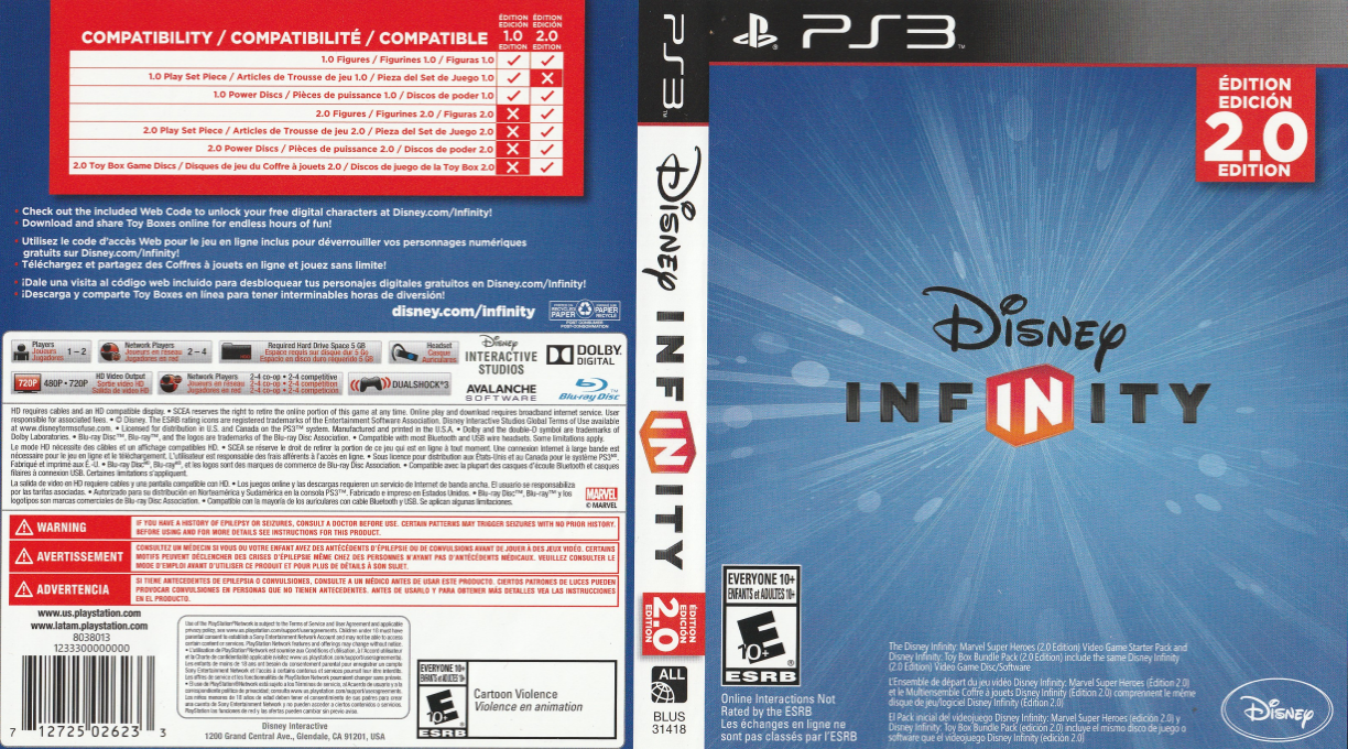 Disney Infinity 2.0 Edition — box-texture (CA)