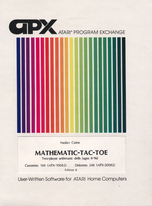 Mathematic-Tac-Toe box art