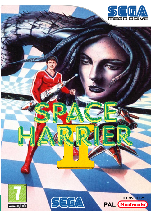 Space Harrier 2 — box-2D (EU)
