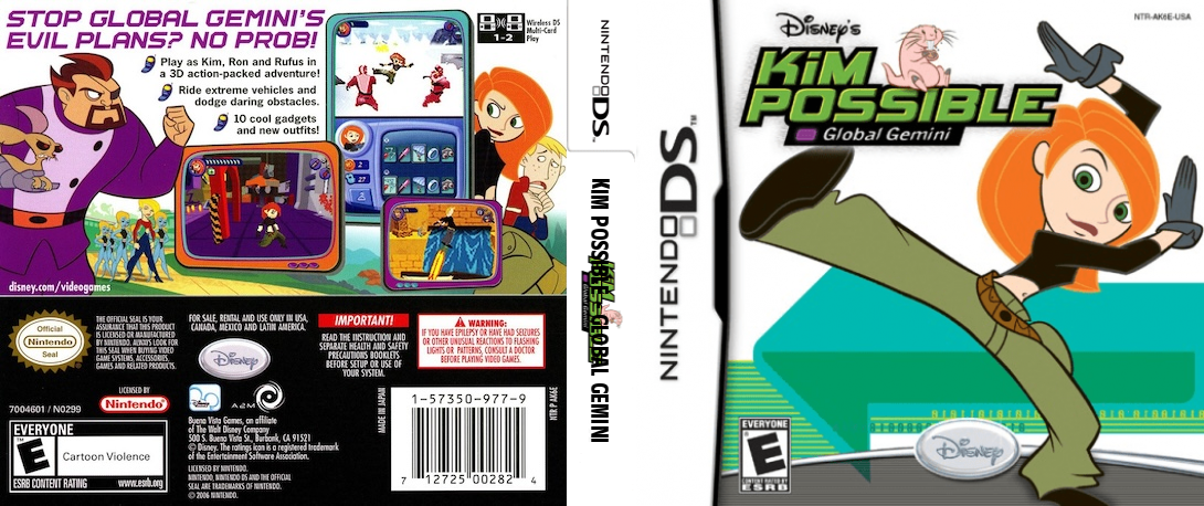 Kim Possible - Global Gemini — box-texture (US)