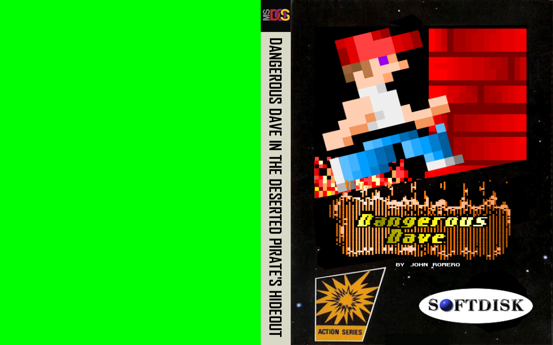 Dangerous Dave In The Deserted Pirate's Hideout — box-texture (WOR)