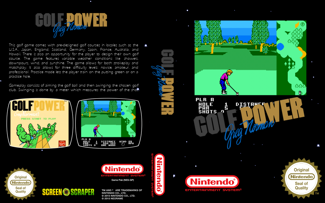 Greg Norman's Golf Power — box-texture (SS)