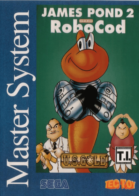James Pond 2 - Codename RoboCod — box-2D (BR)