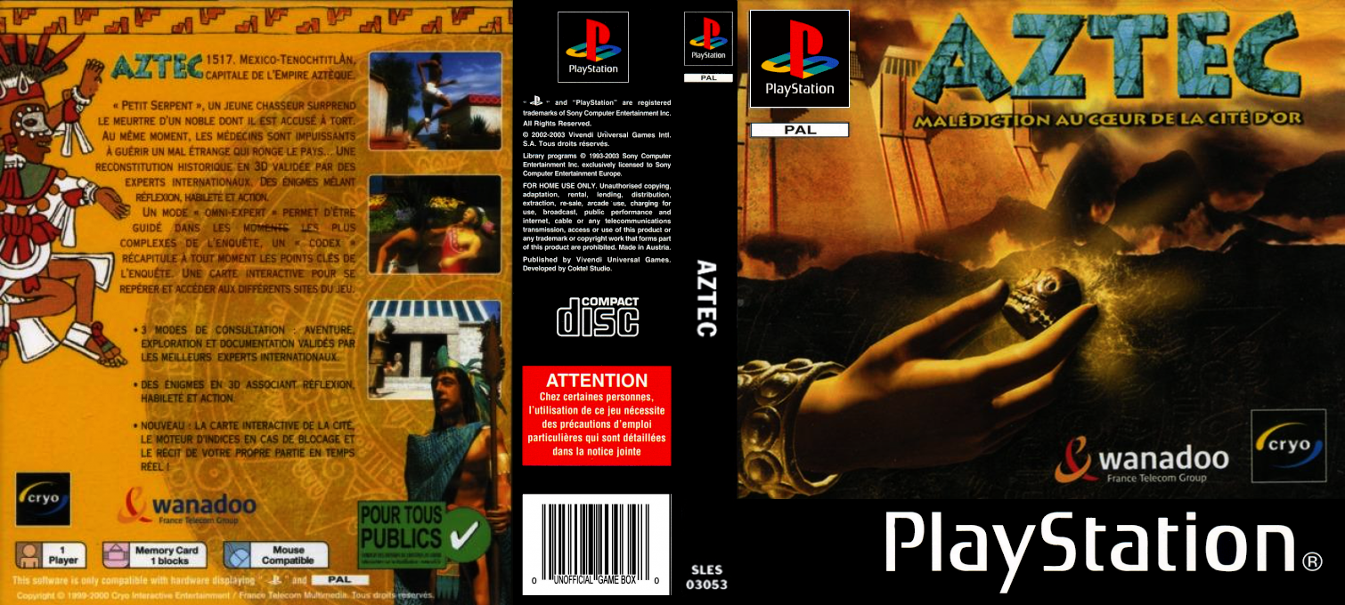 Aztec - Malediction Au Coeur De La Cite D'or — box-texture (FR)