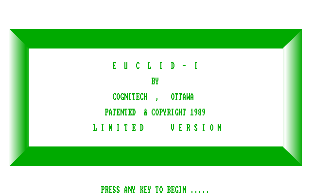 Euclid I box art
