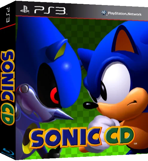 Sonic CD — box-3D (WOR)