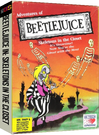 Adventures of Beetlejuice - Skeletons in the Closet — box-3D (US)