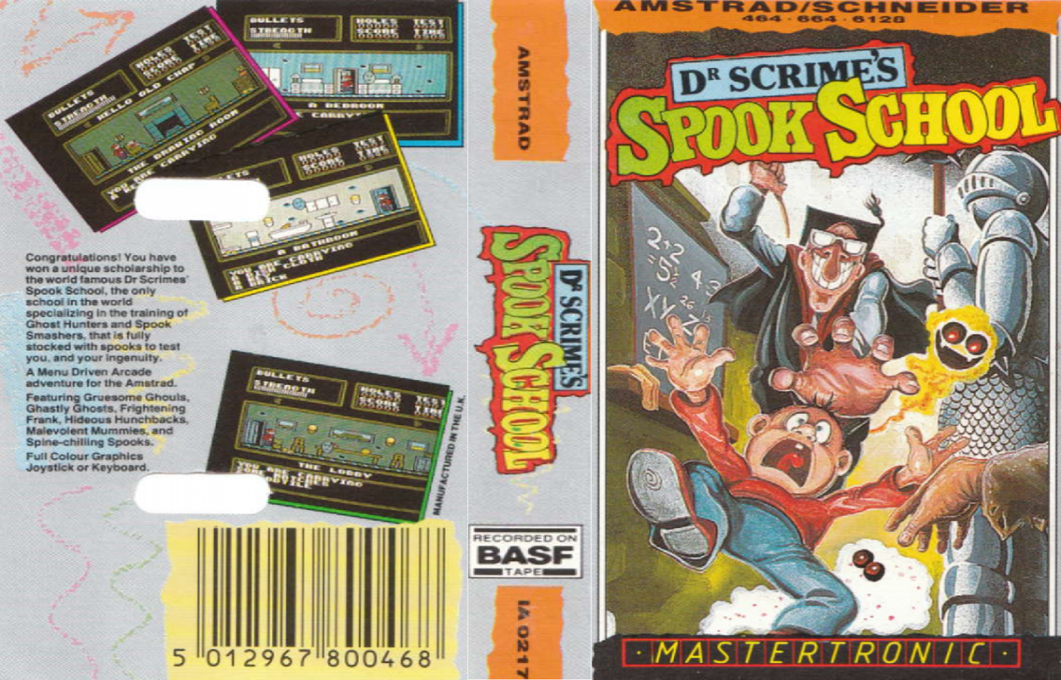 Dr. Scrime's Spook School — box-texture (EU)