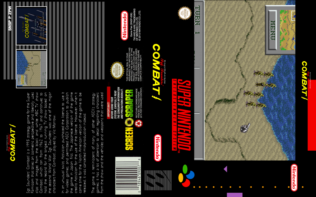 Sgt. Saunders' Combat! — box-texture (SS)
