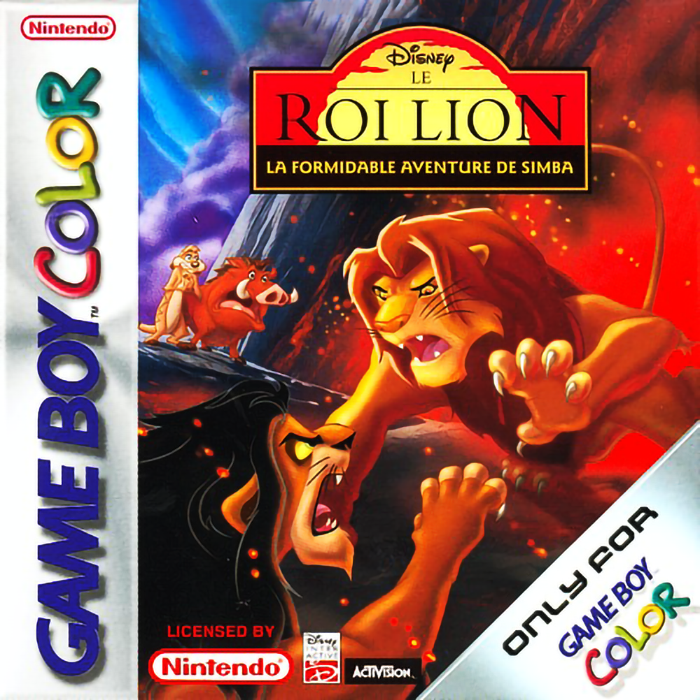 Lion King The - Simba's Mighty Adventure — box-2D (FR)
