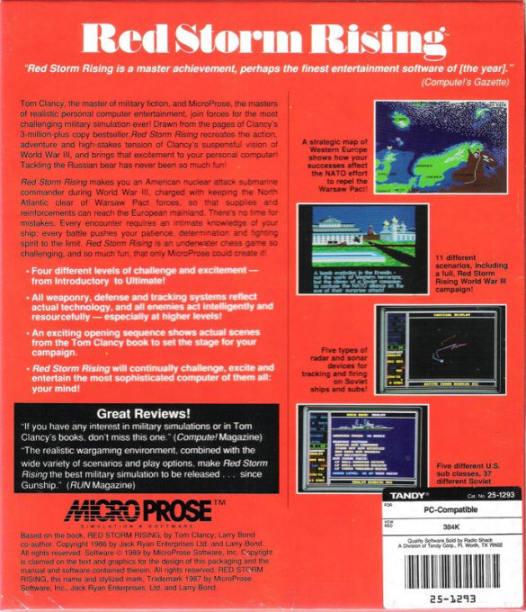 Red Storm Rising — box-2D-back (US)