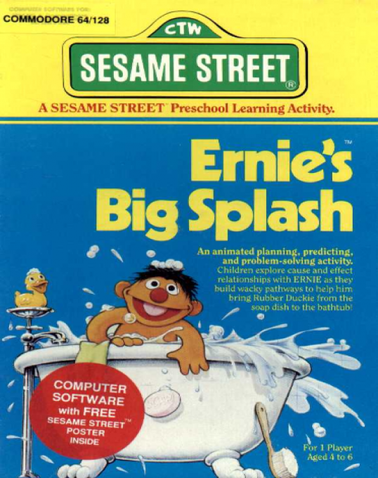 Ernie's Big Splash box art