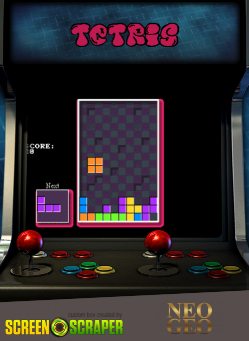 NeoGeo 2-Player Tetris — box-2D (SS)