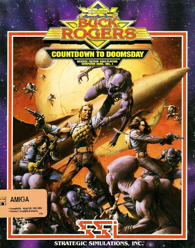 Buck Rogers - Countdown to Doomsday - Science Fiction Role-Playing Computer Game, Vol.I box art