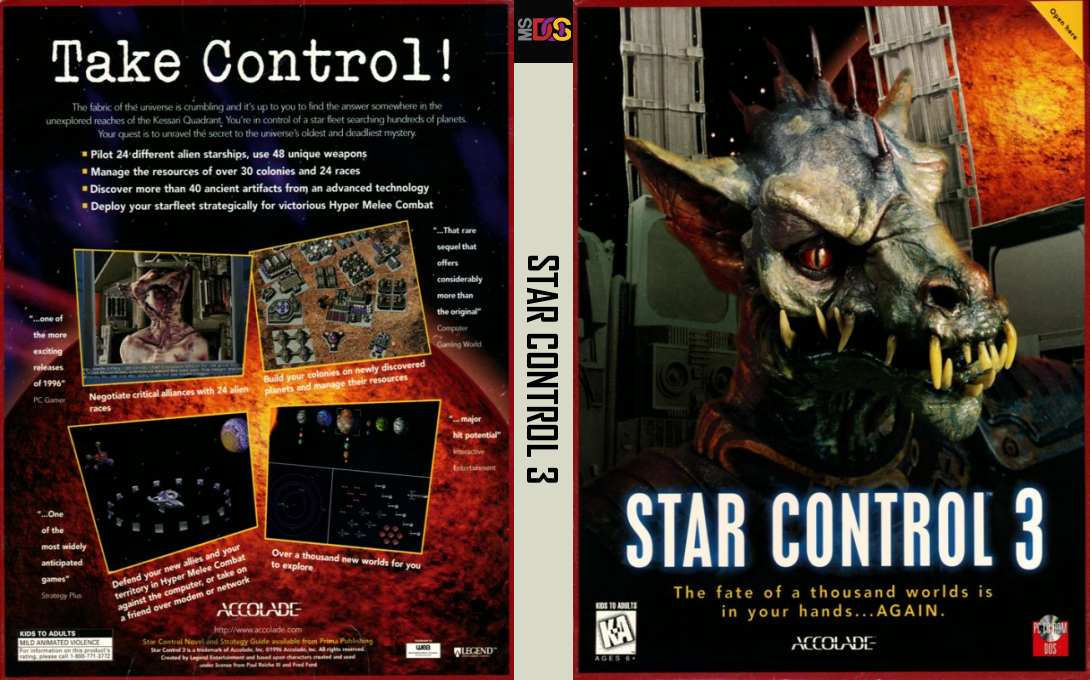 Star Control 3 — box-texture (US)