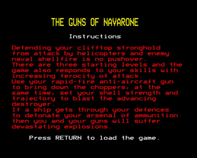 Guns Of Navarone, The — sstitle (WOR)