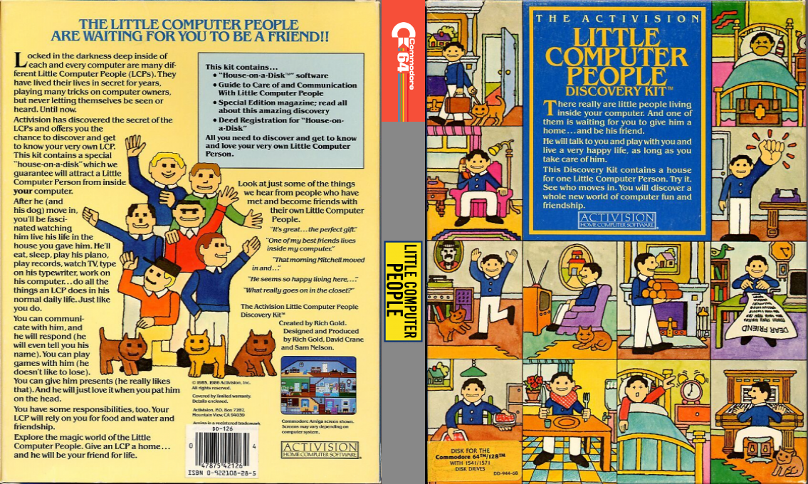 Little Computer People — box-texture (US)