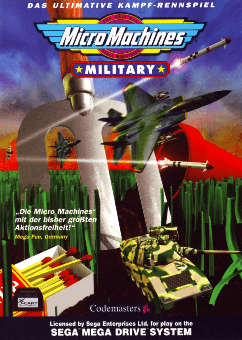 Micro Machines - Military — box-2D (DE)