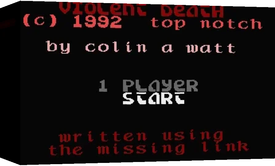 Violent Death — box-3D (WOR)