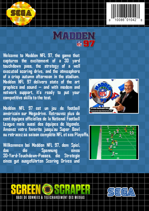 Madden NFL 97 — box-2D-back (SS)
