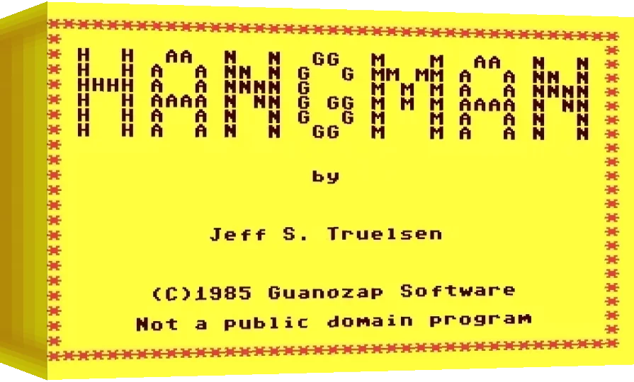 No-Res Hangman — box-3D (WOR)