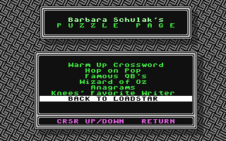 The Puzzle Page #173 — ss (WOR)