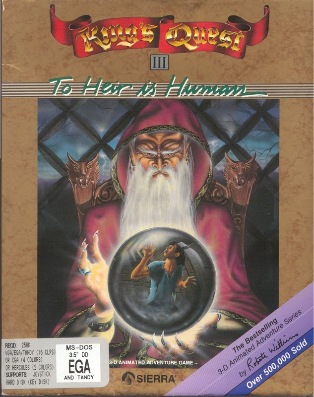 King's Quest 3 - To Heir Is Human box art