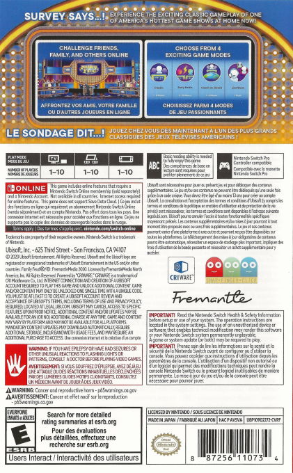Family Feud — box-2D-back (US)