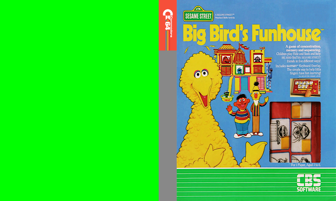 Big Bird's Funhouse — box-texture (US)