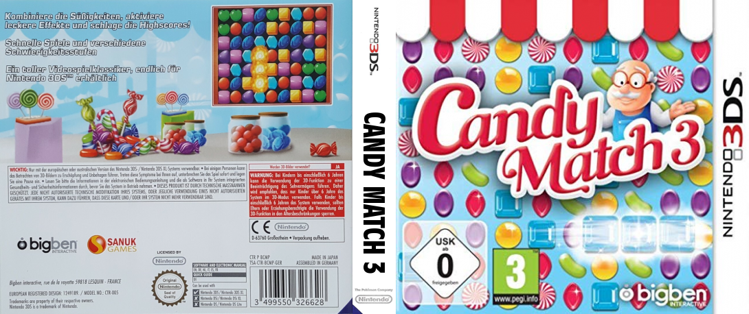 Candy Match 3 — box-texture (DE)