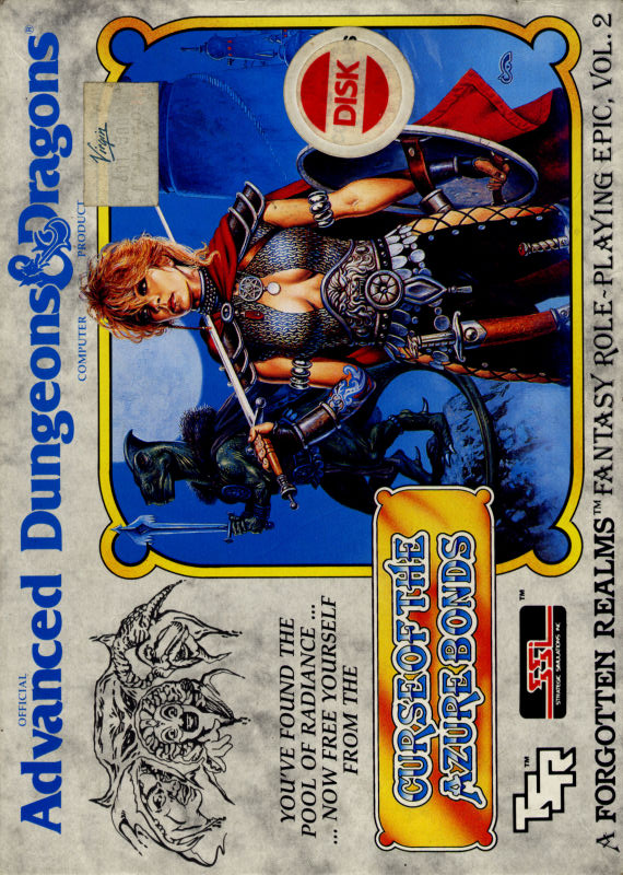 Curse Of The Azure Bonds — box-2D (EU)
