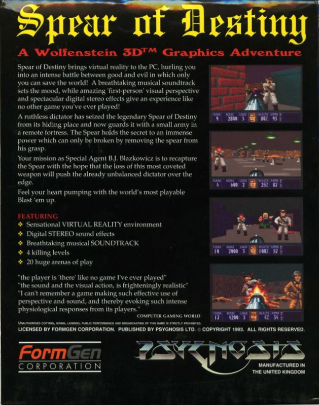 Spear Of Destiny — box-2D-back (EU)