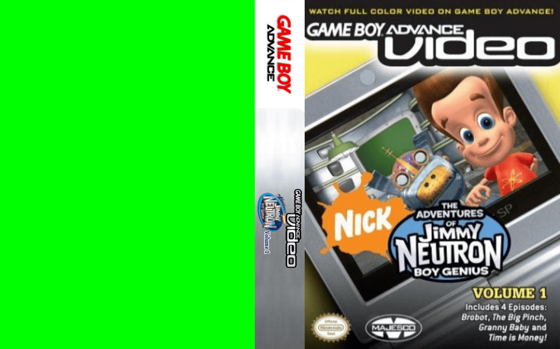 Game Boy Advance Video - The Adventures Of Jimmy Neutron Boy Genius - Volume 1 — box-texture (CUS)