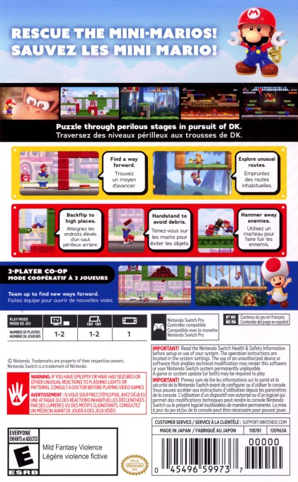 Mario vs. Donkey Kong — box-2D-back (US)