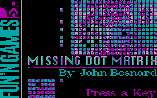 Missing Dots Matrix box art