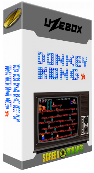 Donkey Kong — box-3D (SS)