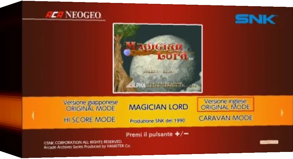 Aca Neogeo Magician Lord — box-3D (WOR)