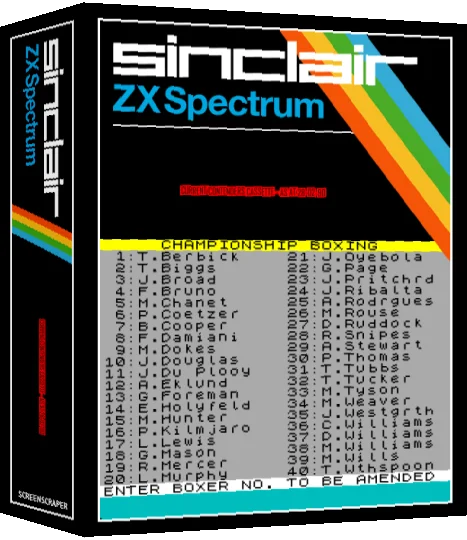 Current Contenders Cassette - As at 28-02-90 — box-3D (SS)