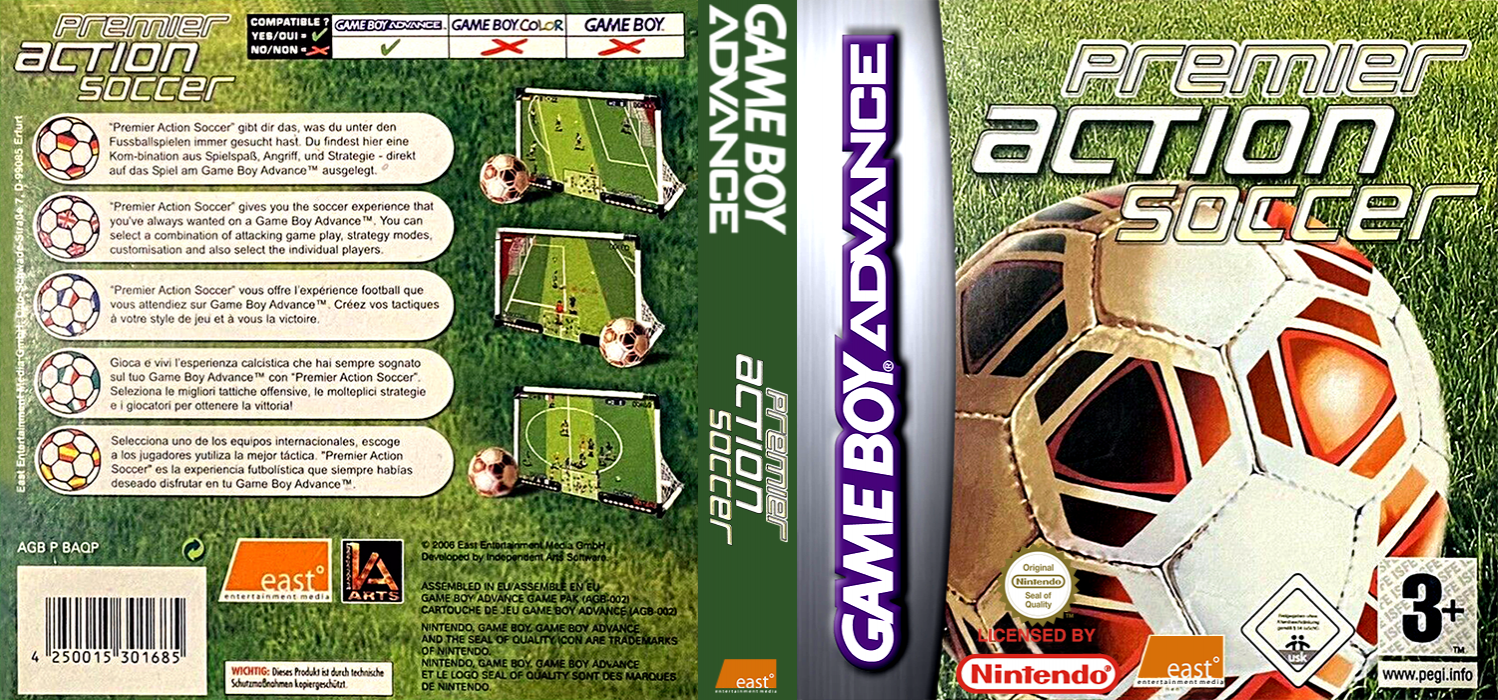 Premier Action Soccer — box-texture (EU)