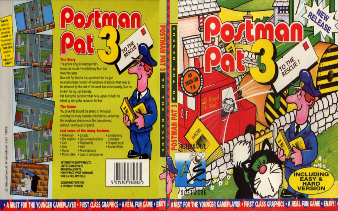 Postman Pat 3 - To The Rescue — box-texture (EU)