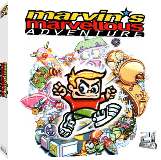 Marvin's Marvellous Adventure — box-3D (WOR)