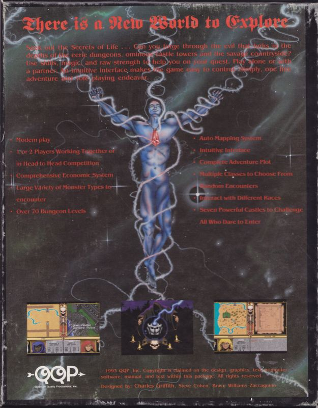 Red Crystal - The Seven Secrets Of Life, The — box-2D-back (US)