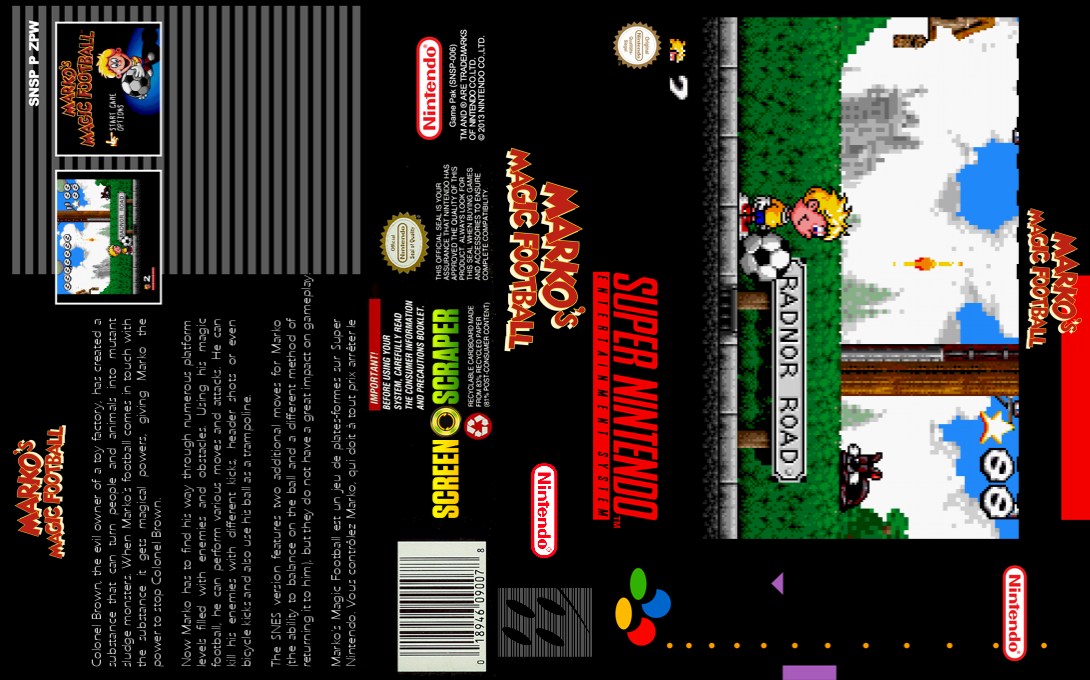 Marko's Magic Football — box-texture (SS)
